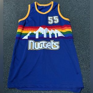 Men’s Dikembe Mutombo Denver Nuggets Throwback Jersey Size L